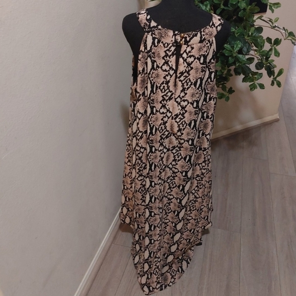 Speed Limit MPH Animal Print Flowy Women's Maxi Dress Size 1X - Picture 13 of 13